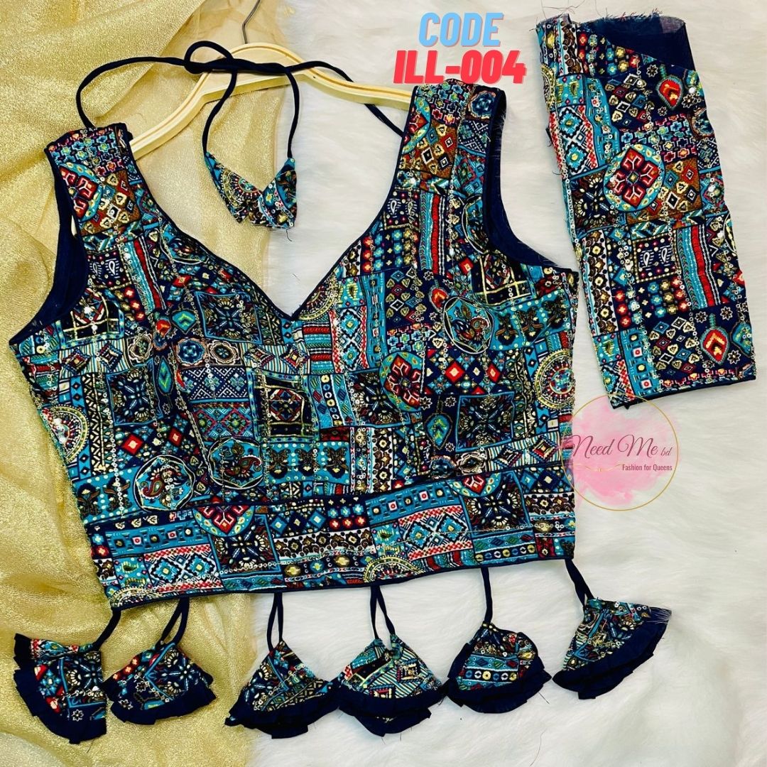 Premium Luxury Lotkon Blouse (Padded)